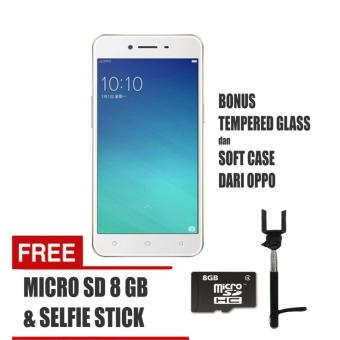 Oppo A37 Smartphone 2/16GB - Rose Gold Free Micro Sd 8 GB & Selfie Stick  