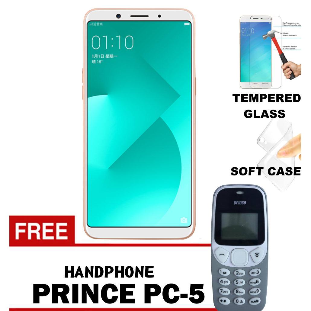 Oppo A83 3/32 GB - Gold Free Handphone Prince PC-5 Garansi Resmi Cash Dan Kredit