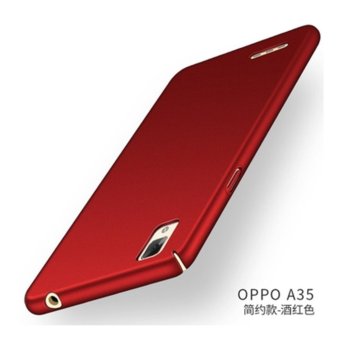 Gambar OPPO F1 A35 360 degrees Ultra thin PC Hard shell phone case Red  intl