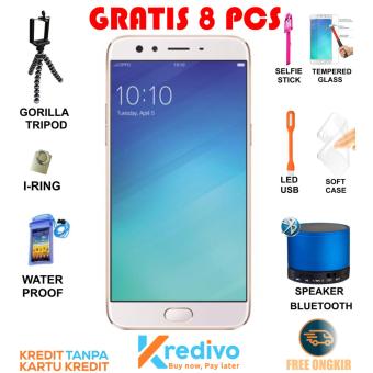 OPPO F3 464 Gold Free 8 ITEM Menarik Bisa Kredit Tanpa