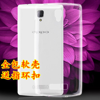 Gambar Oppo r831t r831s transparan ponsel cangkang pelindung soft cover