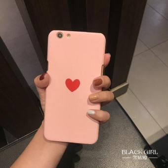 Gambar Oppoa59s a57 kecil segar cinta merah muda shell telepon