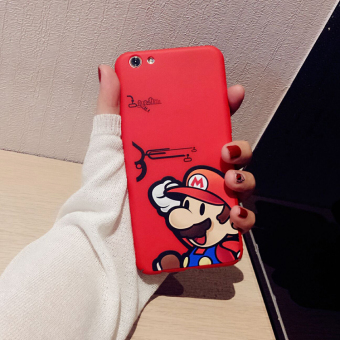 Gambar Oppor11 r11plus kartun matte cangkang keras ponsel shell