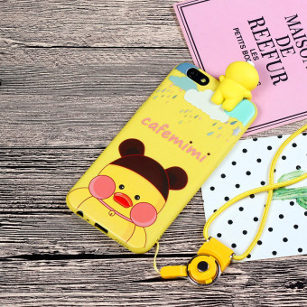 Gambar Oppor11 r11plus lucu asam hyaluronic bebek buram lengan pelindung shell telepon