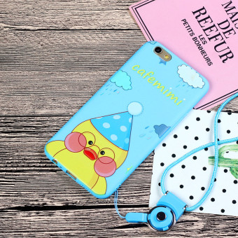 Gambar Oppor11 r11plus lucu asam hyaluronic bebek buram lengan pelindung shell telepon