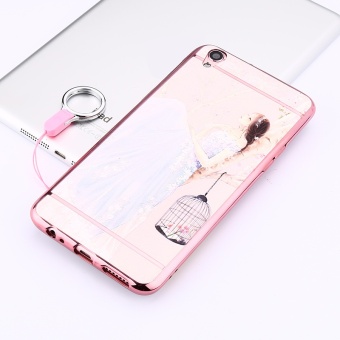 Gambar Oppor9 Silikon Penurunan Drop Ultra tipis Semua Termasuk Soft Shell Handphone Shell