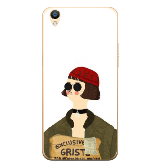 Gambar Oppor9 r9plus f1 pembunuh pasangan lanyard foto shell telepon lengan silikon