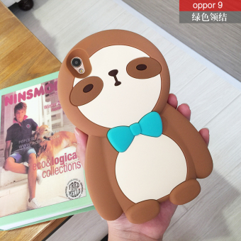 Gambar Oppor9s r11plus silikon kartun sisi semua termasuk dengan lanyard ponsel shell