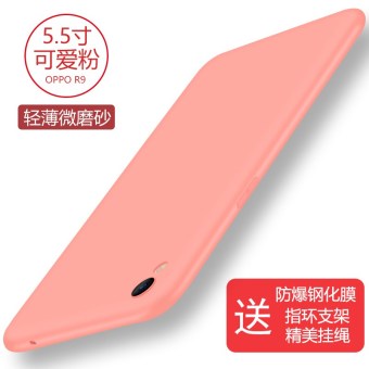 Gambar Oppor9s r9plus berlian imitasi lanyard cair set ponsel shell