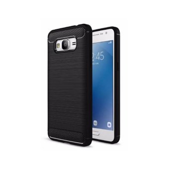 Gambar Original ipaky Carbon Hybrid Back Case for Samsung Grand Prime  G530   Black