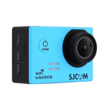 Original SJCAM SJ5000X 2.0” LCD Mini Wifi Anti-Shake Full HD 4K 24fps 1080P 60fps 12MP Novatek NTK96660 Waterproof Diving 30M Action Sports Camera (Blue) - intl  