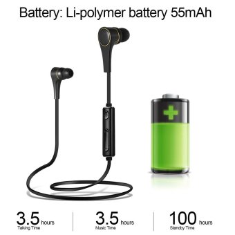 Gambar OY3 C Bluetooth Stereo Headphones In ear Wireless Headsets Bluetooth 4.1 Earphone Hands free with Mic for iPhone Samsung LG Bluetooth enabled Devices intl