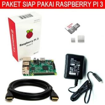 Paket Siap Pakai Raspi Raspberry Pi3 made in UK  