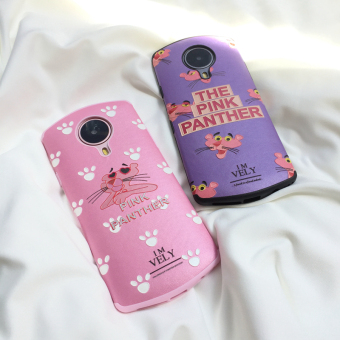 Gambar Panther M6 T8 M8 kartun merah muda lanyard all inclusive handphone shell