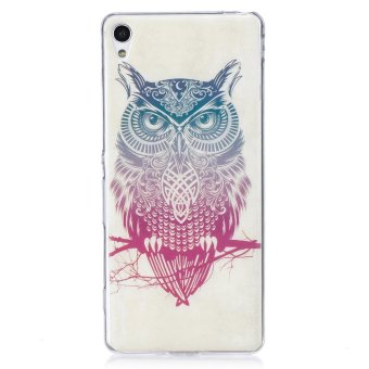 Gambar Pattern Printing IMD TPU Phone Case for Sony Xperia XA   XA Dual   Colorized Owl   intl