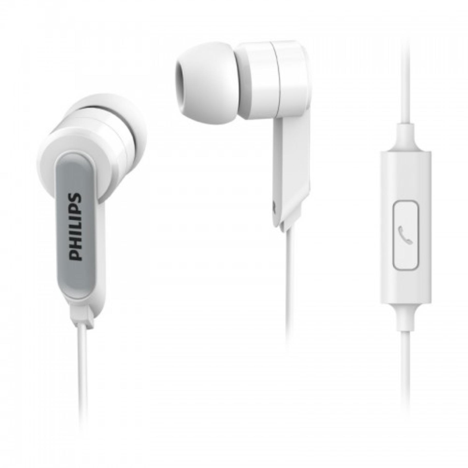 Philips In-Ear Headphone with Mic SHE1405 - White