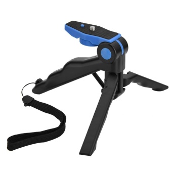 Harga Phone Holder Tripod Handheld Stabilizer Hand Grip Mount
forSmartphone IPhone Gopro (Blue) intl Online Terjangkau