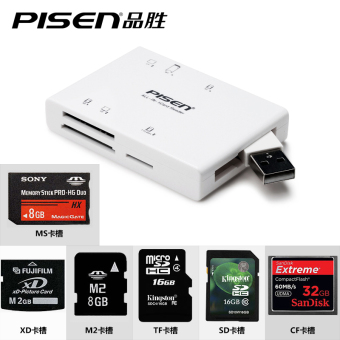 Gambar Pisen card reader mini multi card tf sd card
