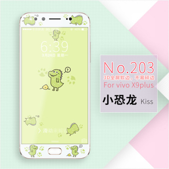Gambar Pius x9plus x9puls kartun layar penuh ponsel meninju pelindung layar