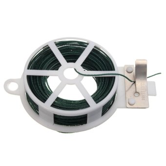 Gambar Portable 30M Roll Wire Twist Ties Green Garden Cable   Gardening Climbers Slicer   intl