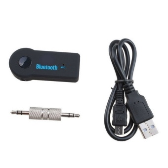 Gambar Portable 3.5mm Streaming Car A2DP Wireless BluetoothAUXAudioMusicReceiver Adapter with Microphone   intl