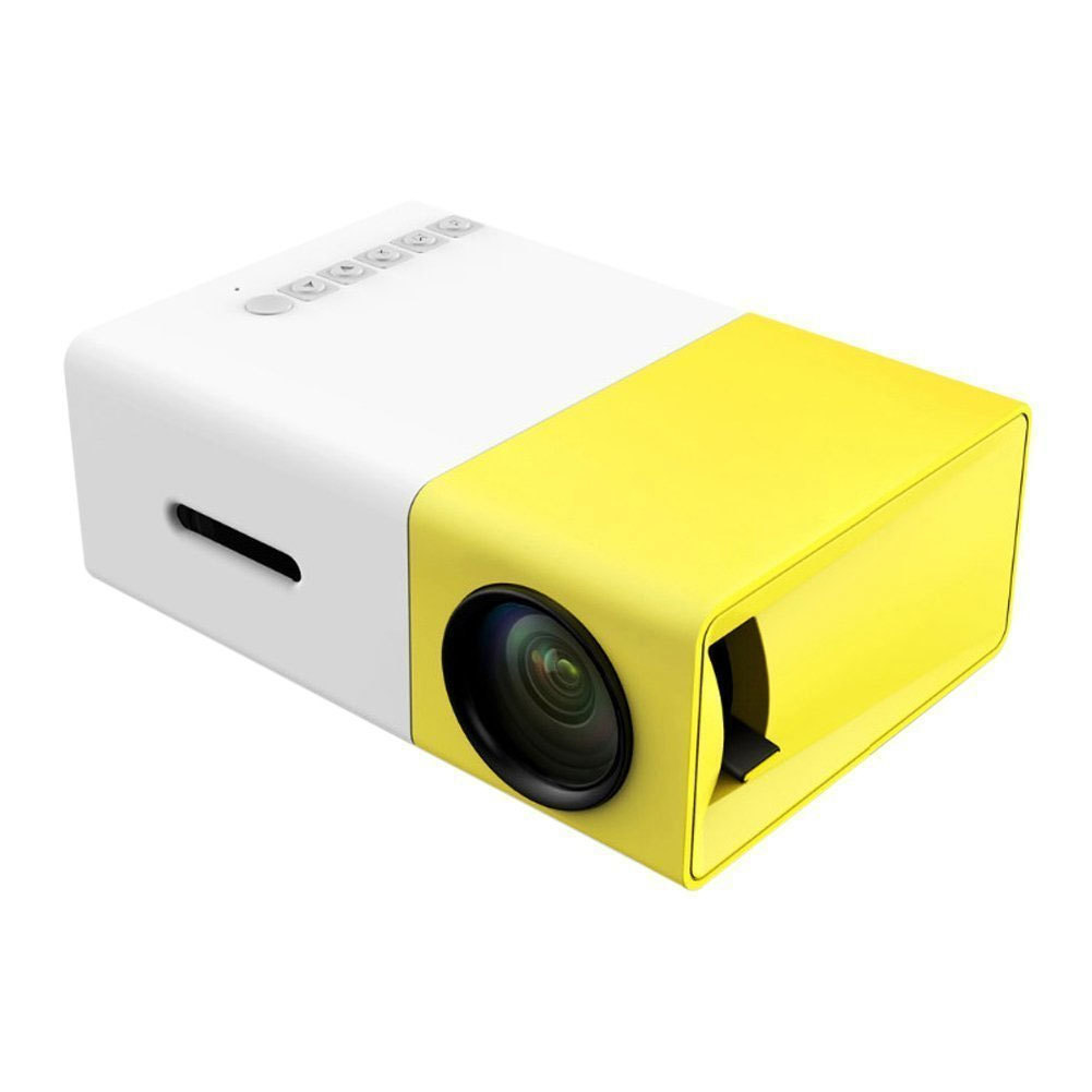 Portable LED Proyektor Bioskop Rumah dengan PC Laptop USB/SD/AV/HDMI Input Pocket Projector untuk Video Film Game Home Entertainment Projetor