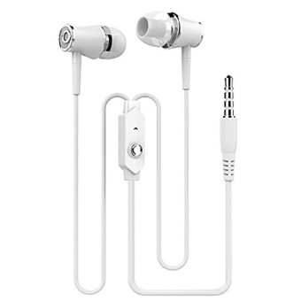Gambar Portable Round Wire Sport Stereo Universal Earphone In ear 2 Colors Comfortable   intl