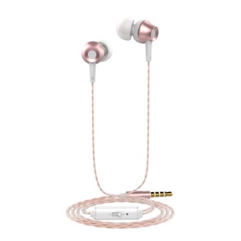 Gambar Portable Spiral Wire Sport Stereo Universal Earphone In ear 4 ColorComfortable   intl