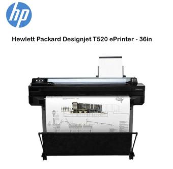 Printer Plotter HP Designjet T520 (CQ893A) Eprinter Wifi 36Inch A0  