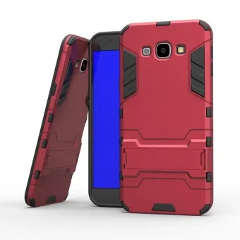 Gambar Procase Kick Stand Iron Man For Samsung Galaxy J3   Merah