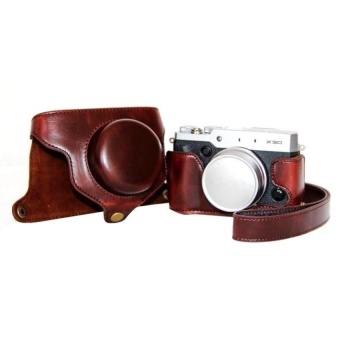 Gambar Protective High Quality PU Leather Camera Case Bag CoverforFujifilm X30(Camera Not Included) Coffee   intl