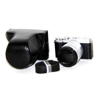 Gambar PU Leather Camera Case Bag Cover for Fujifilm X M1X A1X A2Black(Camera Not Included)   intl