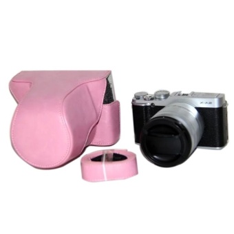 Gambar PU Leather Camera Case Bag Cover for Fujifilm X M1X A1X A2Pink(Camera Not Included) intl