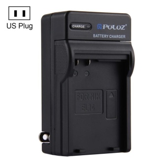Gambar PULUZ US Plug Battery Charger For Nikon EN EL14 Battery   intl