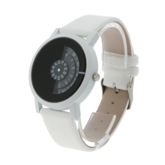Gambar Quartz Watches Luxury Casual Watch Half transparent Design(White)   intl