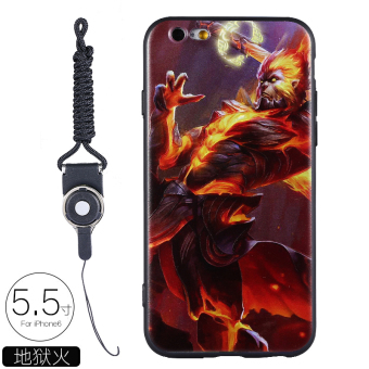 Gambar Raja iphone7 7 plus iphone6 6plus pria dan wanita shell ponsel lengan pelindung
