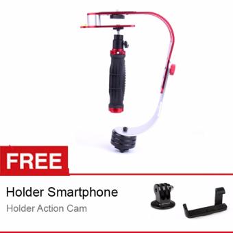 Rajawali GimbalHandheld StabilizerSteadicam HS-188 forDSLRMirrorlessVideo Camera Free Holder L + Gopro Tripod Adapter