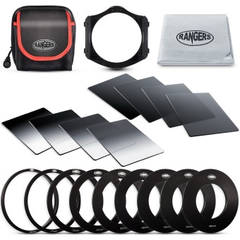 Rangers 18in1 Square ND Filter Kit Full Graduated ND2 4 8