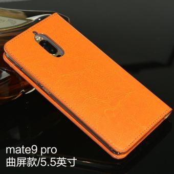 Real Leather Flip Phone Case Wallet Phone Cover Business Full Cover Phone Case For Huawei Mate9