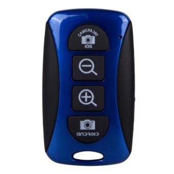 Gambar Rechargeable Focus Adjustable Remote BluetoothShutterSelf timerBlue   intl