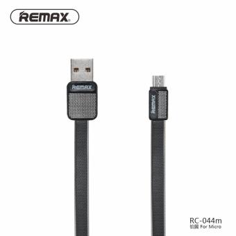 Remax Kabel Data Micro USB Metal Platinum Fast Charging for Smartphone - Hitam
