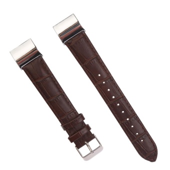 Gambar Replacement Leather Watch Bracelet Strap Band For Fitbit 2 BW   intl