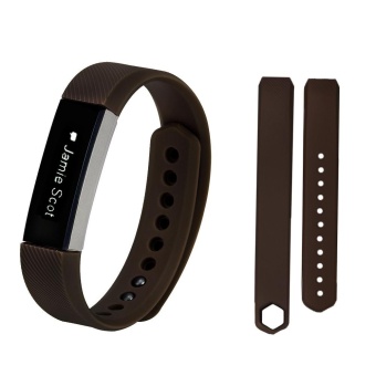Gambar Replacement Wrist Band Silicon Strap Clasp For Fitbit Alta HR Smart Watch BW   intl