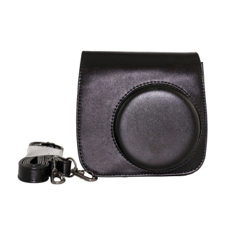 Gambar Retro Camera PU Leather Carrying Case For Fujifilm Fuji instaxmini8with Shoulder Strap   Black   intl