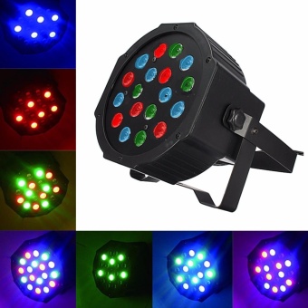 Gambar RGB 18W 18 LED Stage Light 7CH Party Disco DJ Xmas Lighting Laser Projector US   intl