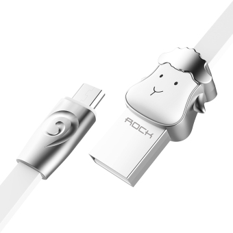 Rock 2A kabel data kecepatan tinggi Xiaomi Tahun Baru Imlek baris charger