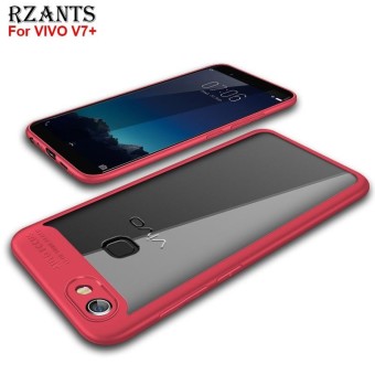 Hot Deals Rzants untuk VIVO V7 Plus ?Crystal Clear Back Casing ?Camera Melindungi Hybrid