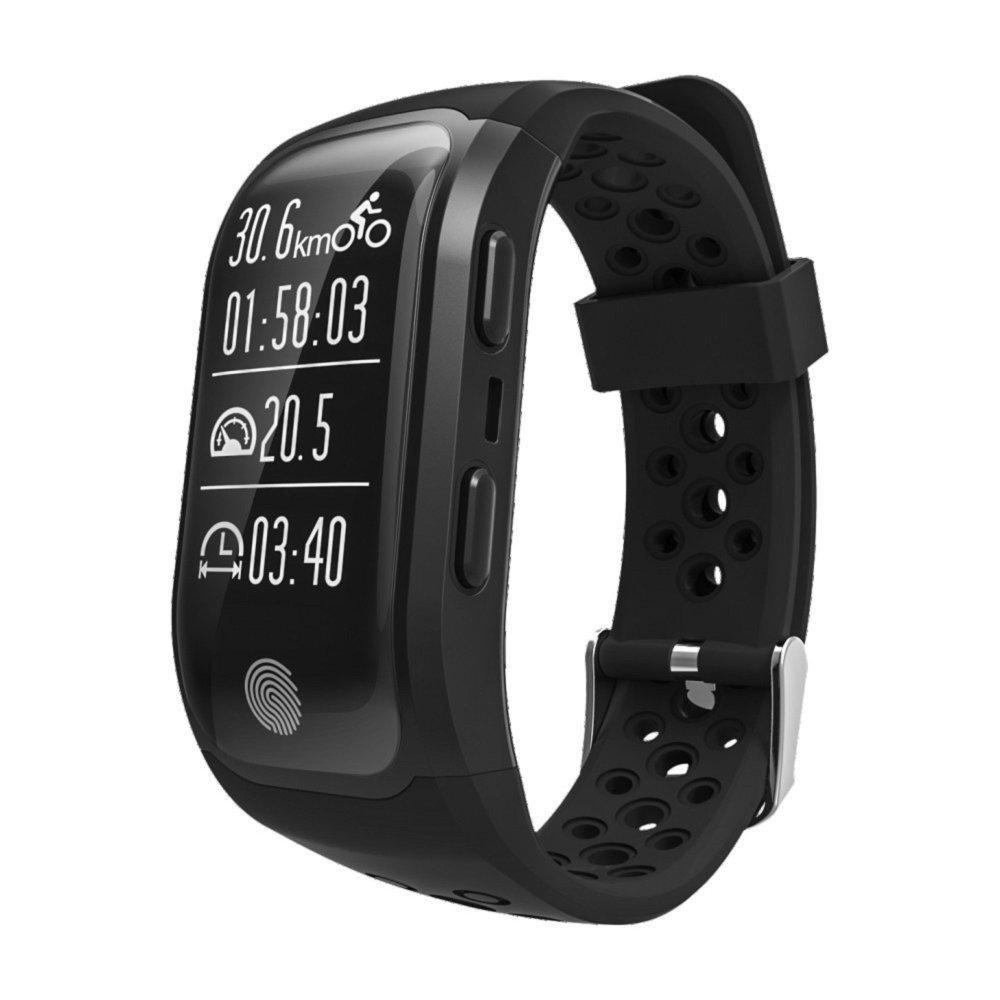 S908 Gelang Heart Rate Monitor Smart Watch Lintasan GPS Tracker Olahraga Outdoor Tahan Air untuk Android dan IOS Ponsel-Intl