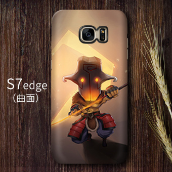 Gambar Samsung DOTA2 S7edge S7 S8 layar melengkung lurus merek populer cangkang keras shell telepon