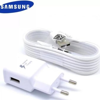 Samsung Fast Travel Charger - 15W for S6 / S7 / Note 4/5 - Original - Putih  